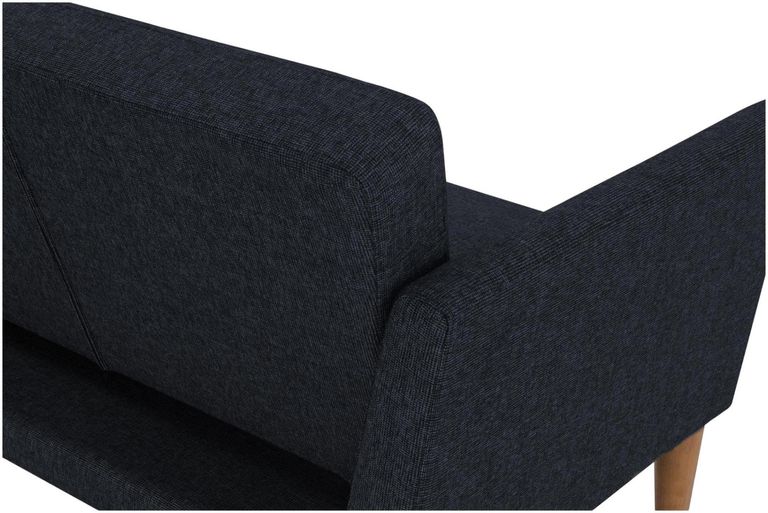 Novogratz Regal Futon Sofa Bed - Blue Linen - 2180629NUK