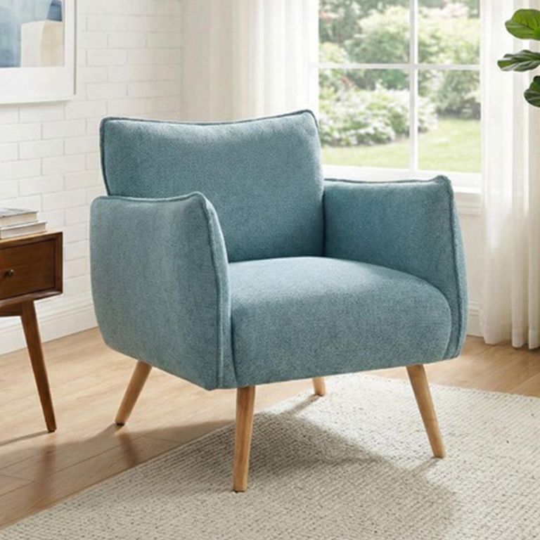 Piper Accent Armchair - Teal - Fabric