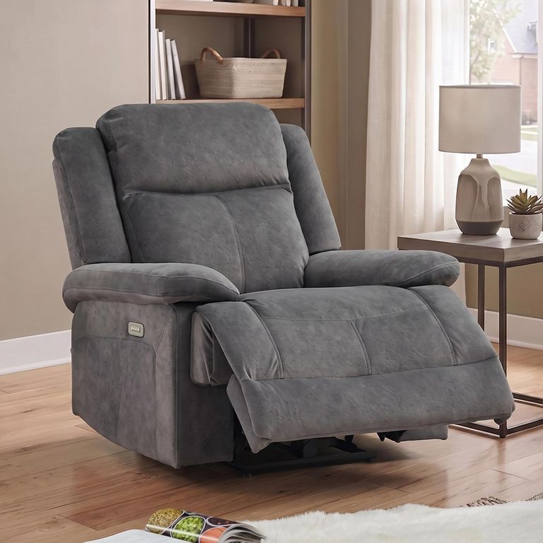 Rockport Electric Fabric Storm Recliner Armchair
