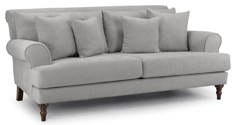 Summer Sofa - Grey Fabric - 3 Seater