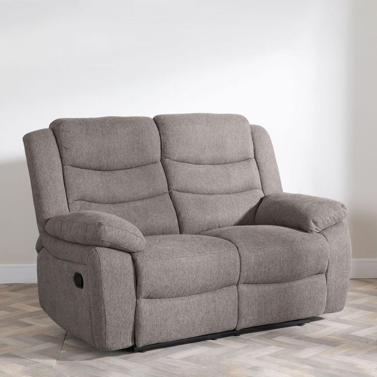 Windsor Recliner Sofa Set - Brown Fabric
