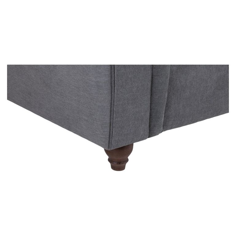 Windsor Corner Sofa - Fullback - Grey - Large