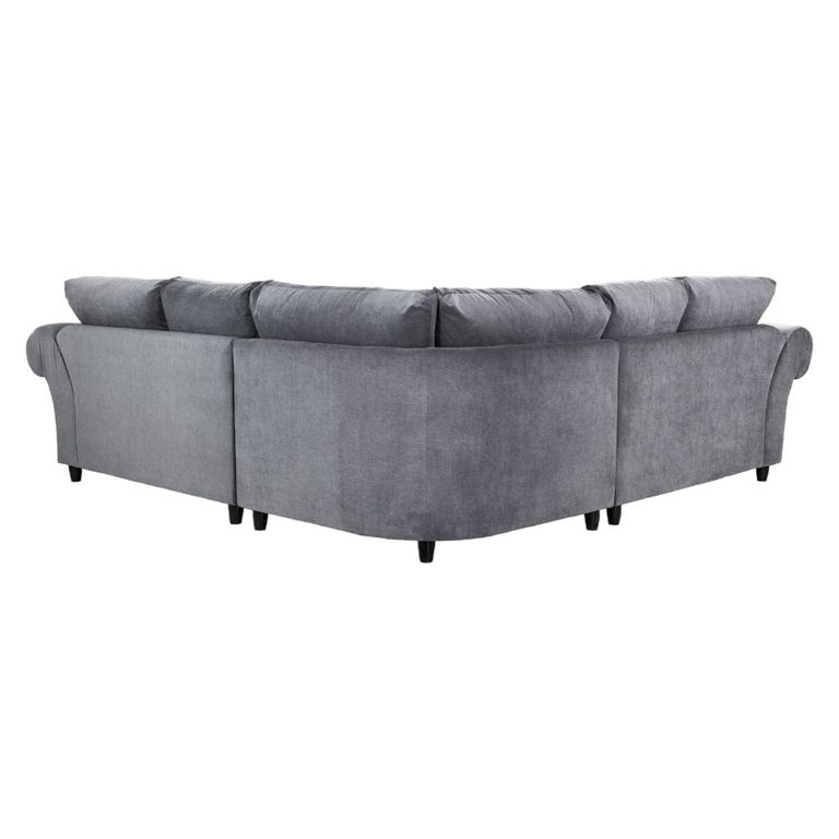 Windsor Corner Sofa - Fullback - Grey - Large