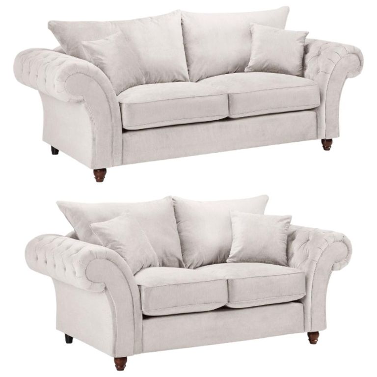 Windsor Sofa Set - Fullback - Stone - 3+2 Seater