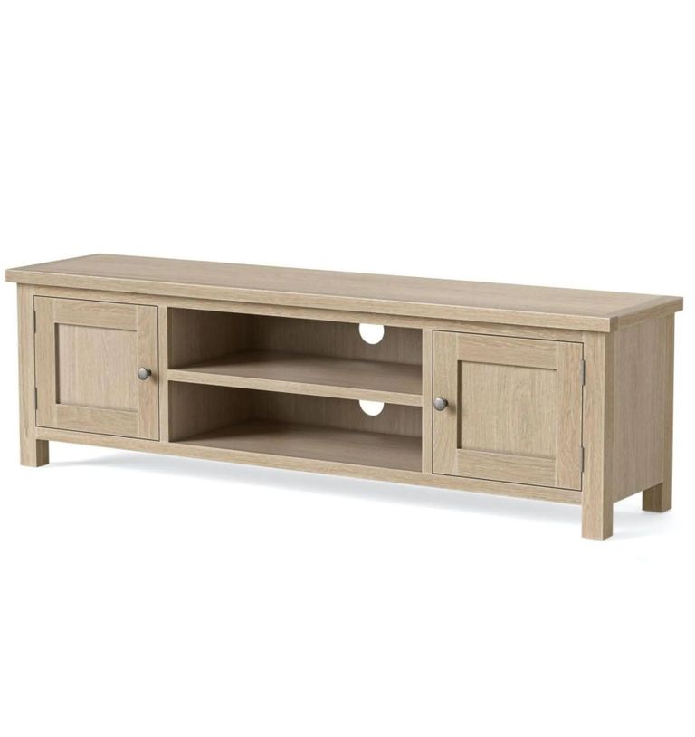 Modern Country Oak - Large TV Unit - 2 Door