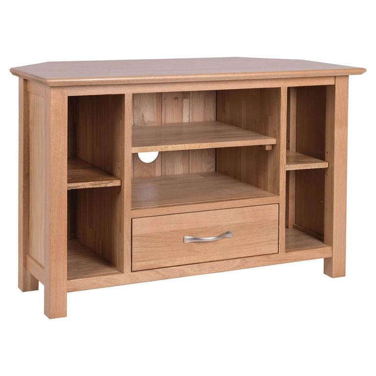 Nimbus Corner TV Unit - 90cm - Oak