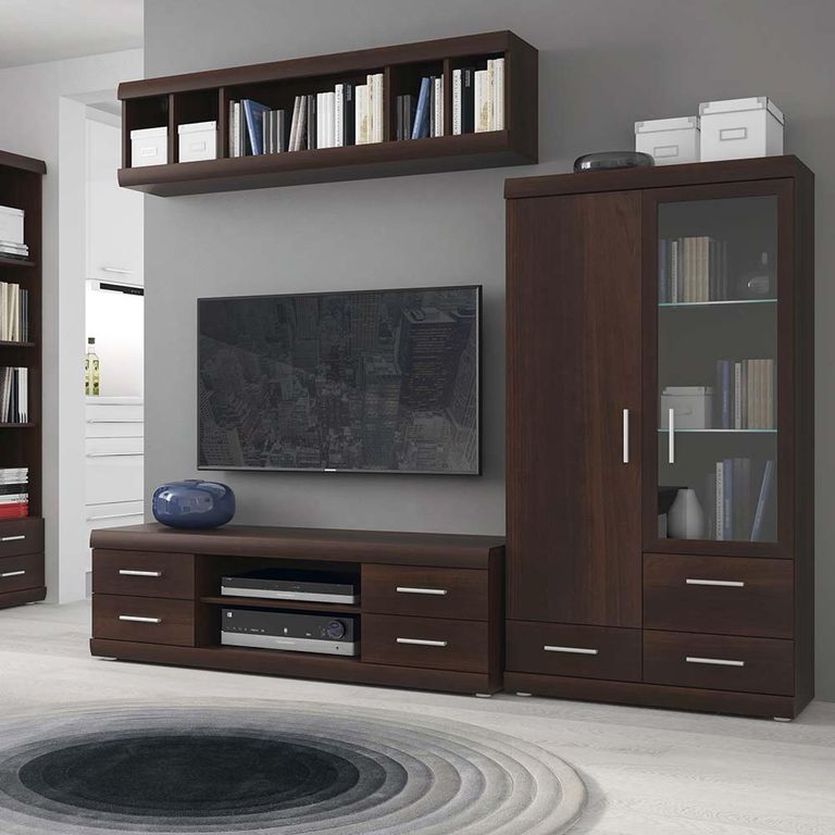 Imperial TV Unit - 4 Drawer - 140cm - Mahogany
