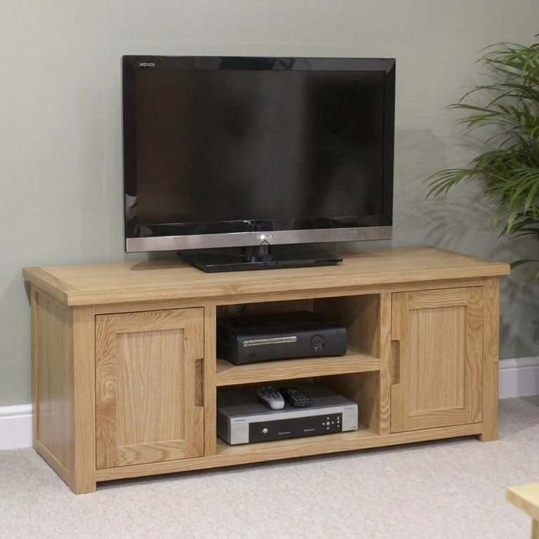 Moderna TV Unit - 2 Door - Oak
