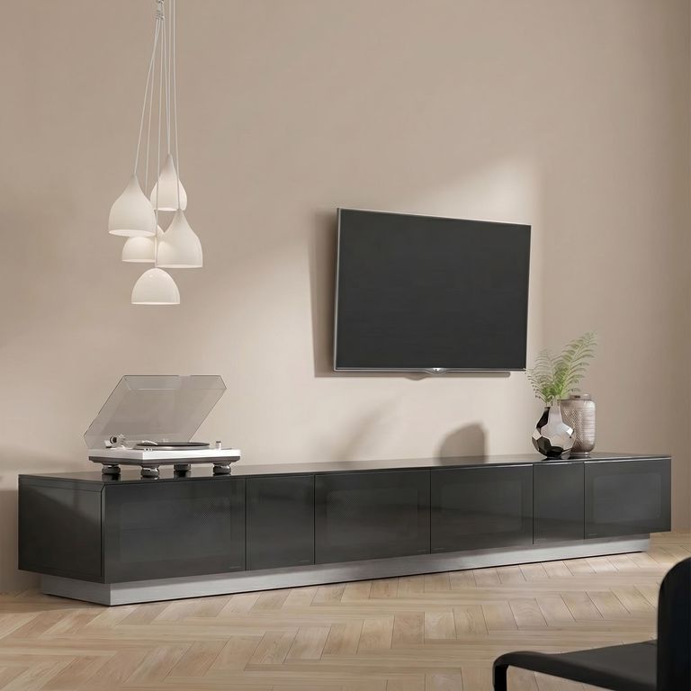 Element TV Stand - Gloss Black - 250cm - EMTMOD2500-BLK