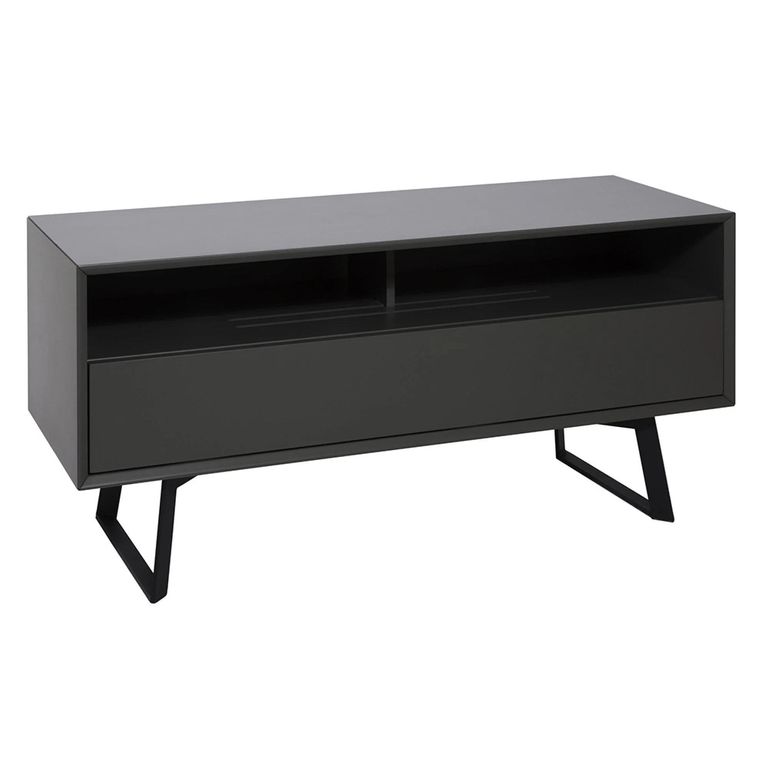 Carbon TV Stand - Black & Grey - 120cm - ADCA1200-GRY