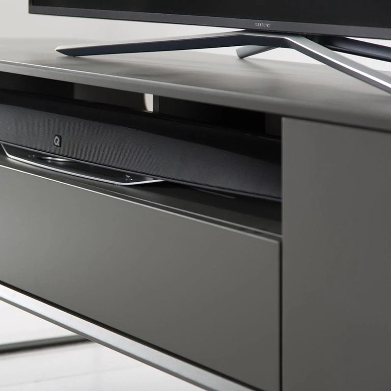 Carbon TV Stand - Black & Grey - 160cm - ADCA1600-GRY