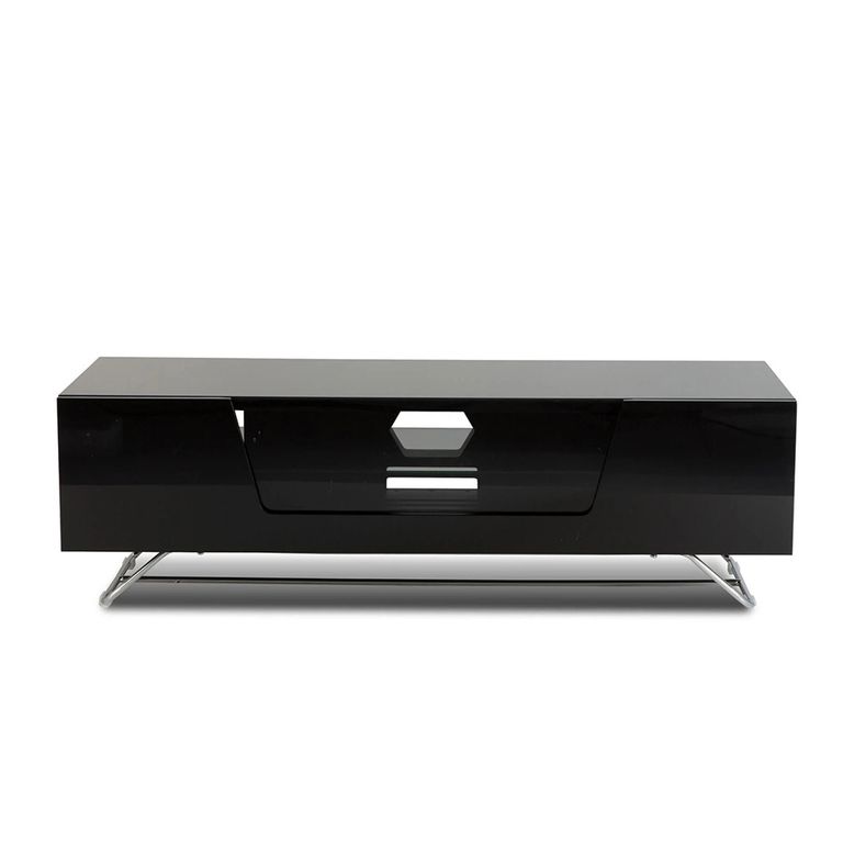 Chromium TV Stand - 120cm - Black - CRO2-1200CB-BLK