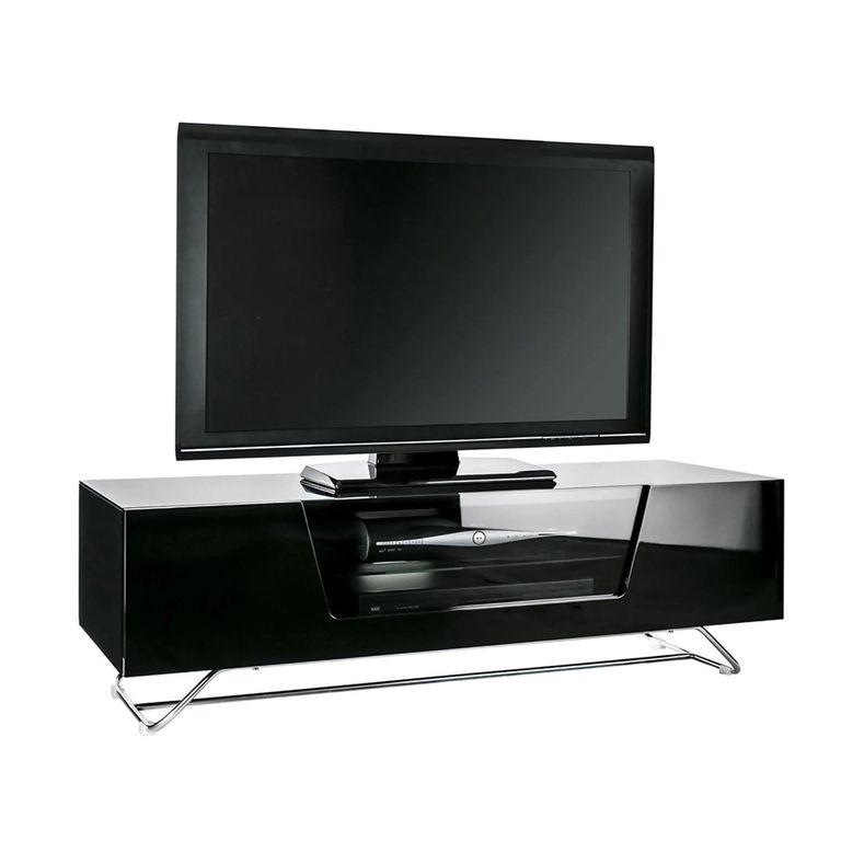 Chromium TV Stand - 120cm - Black - CRO2-1200CB-BLK