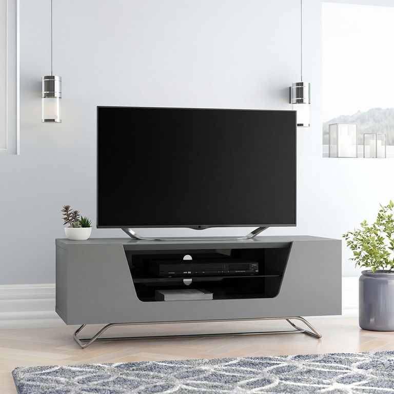 Chromium TV Stand - 100cm - Grey - CRO2-1000CB-GRY