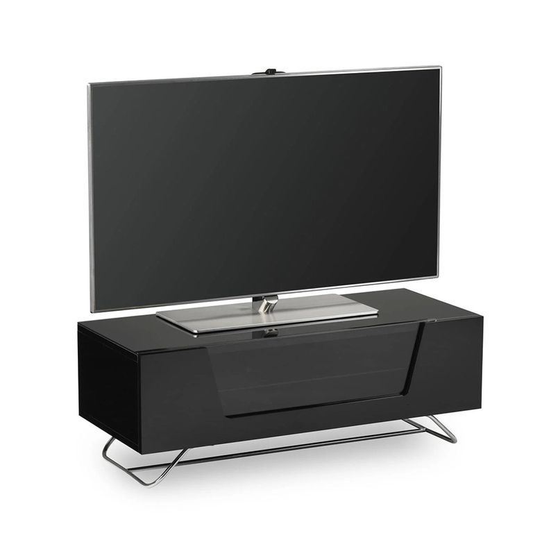 Chromium TV Stand - Black - 100cm - CRO2-1000CB-BLK