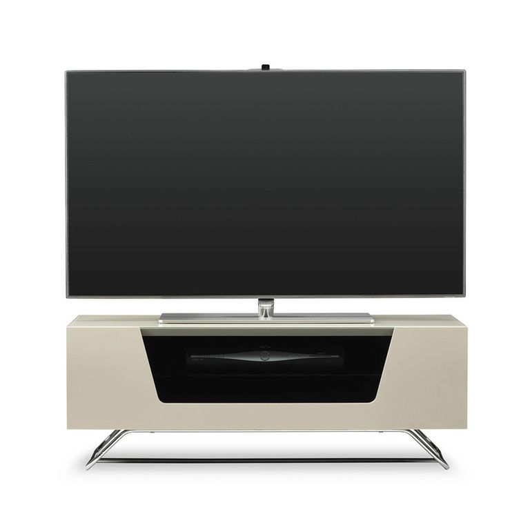 Chromium TV Stand - Ivory - 100cm - CRO2-1000CB-IVO