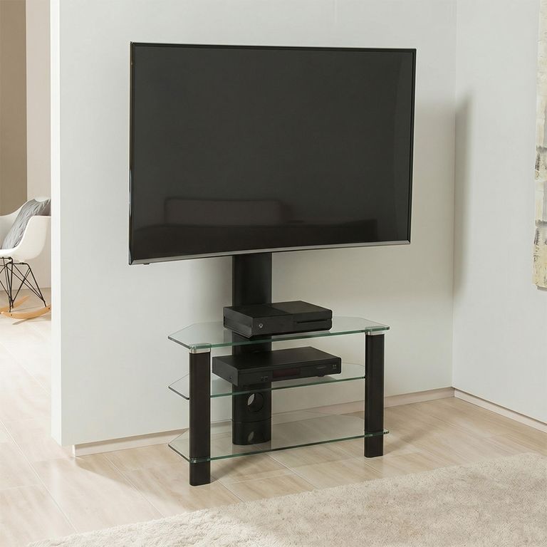 Century TV Stand - Cantilever - 80cm - Black - ADCEC800BLK