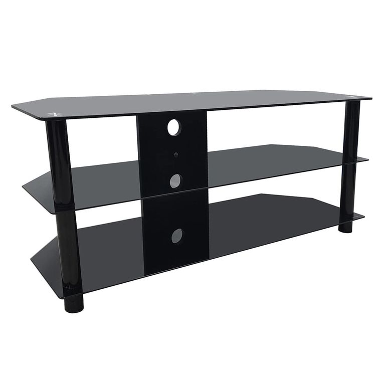 Essentials TV Stand - 120cm - Black - ESS1200-3-BLK