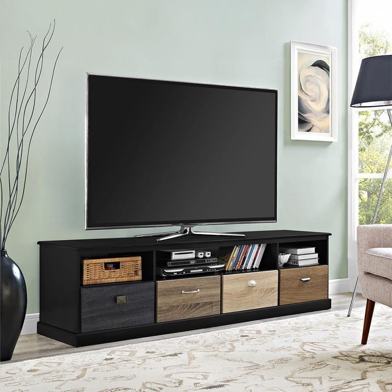 Mercer TV Console - Black - 1773196PCOMUK