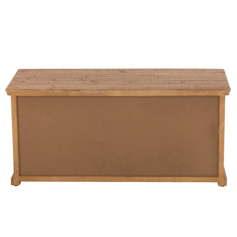 Sia TV Unit - 1 Sliding Door - 2 Drawer - 100cm - Compact - Natural Wood and Glass