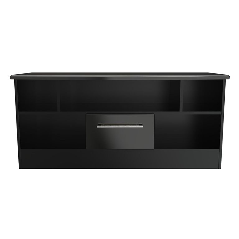 Knightsbridge TV Unit - 110cm - Black Gloss