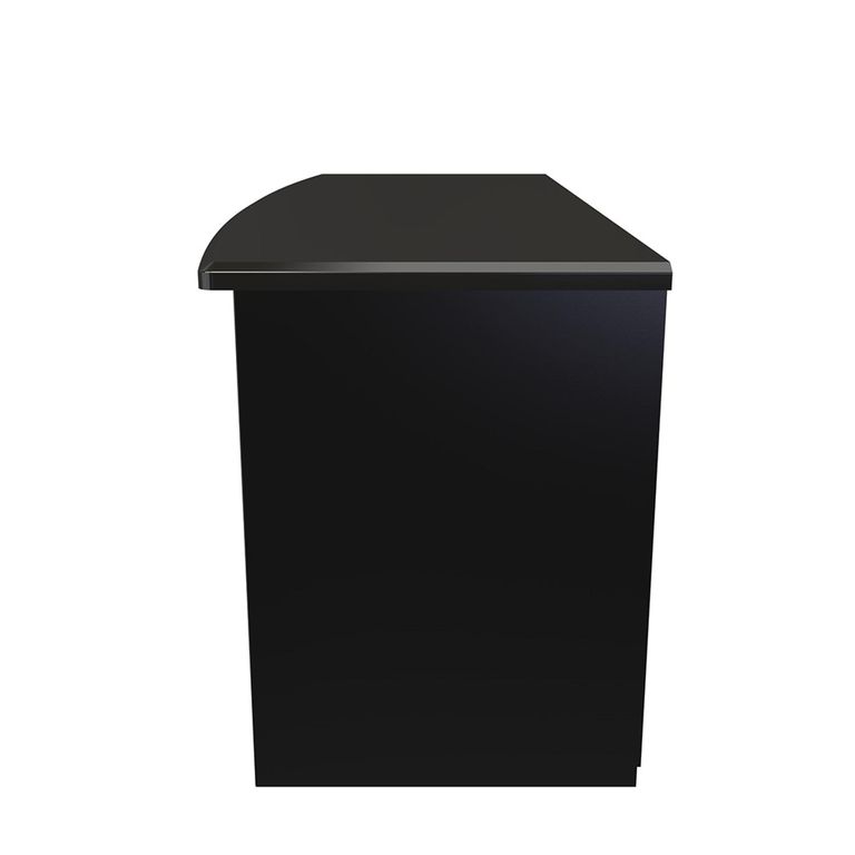 Knightsbridge TV Unit - 110cm - Black Gloss