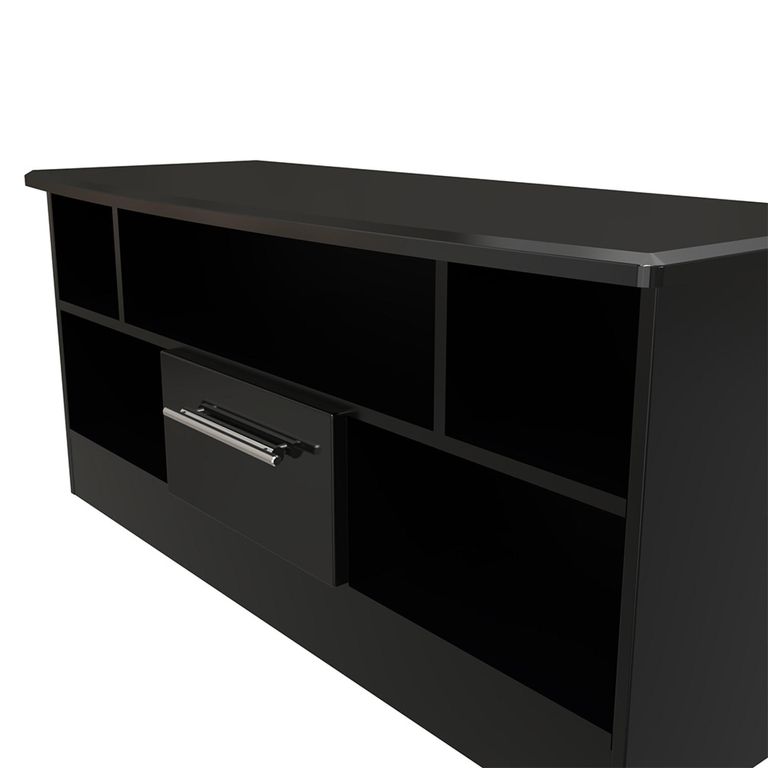 Knightsbridge TV Unit - 110cm - Black Gloss