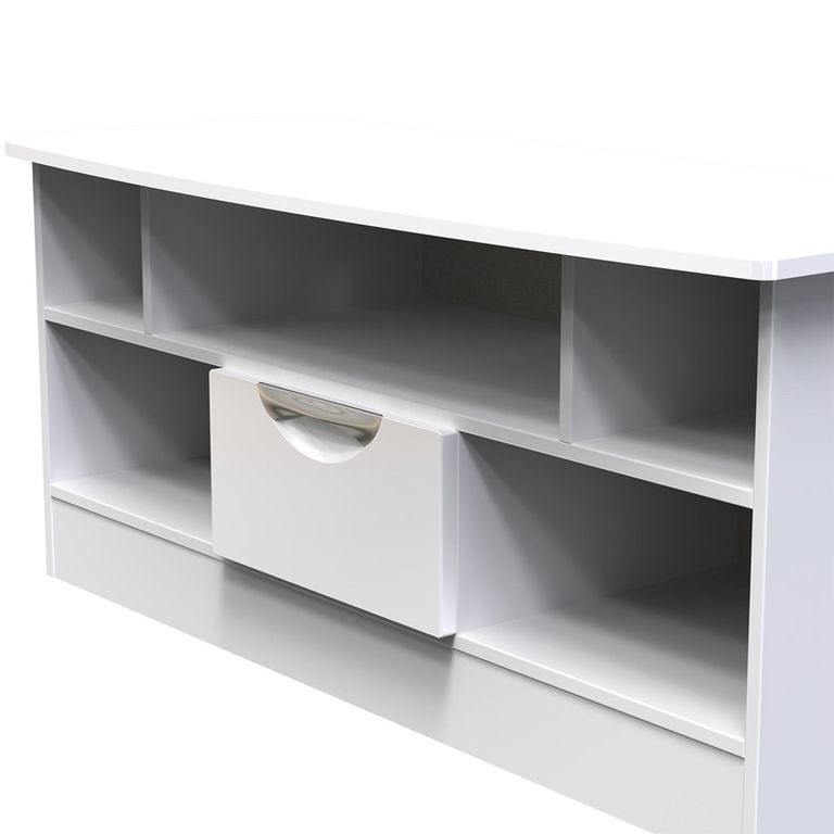 Camden TV Unit - 110cm - White Gloss