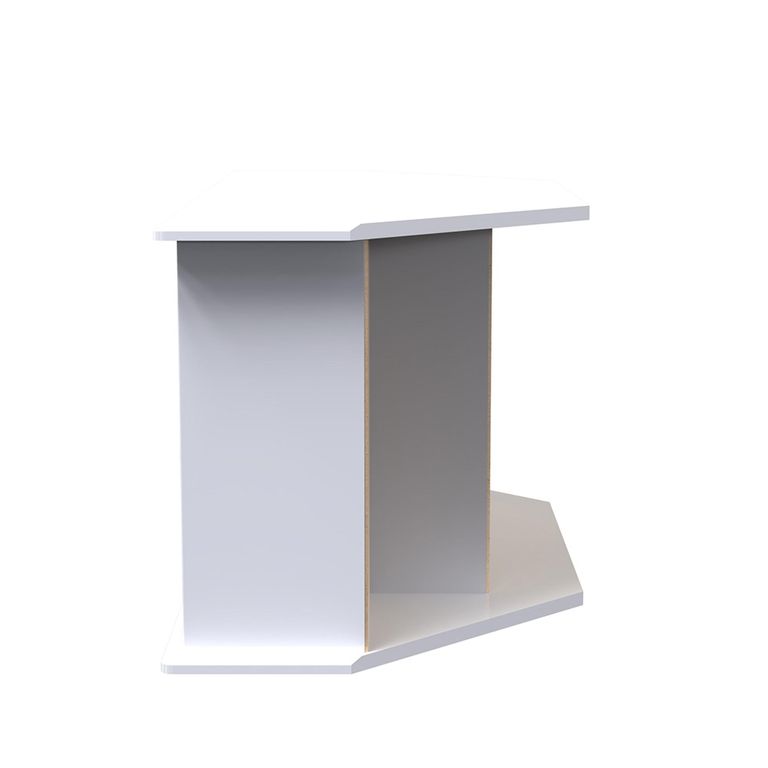 Camden TV Unit - 115cm - Corner - White Gloss