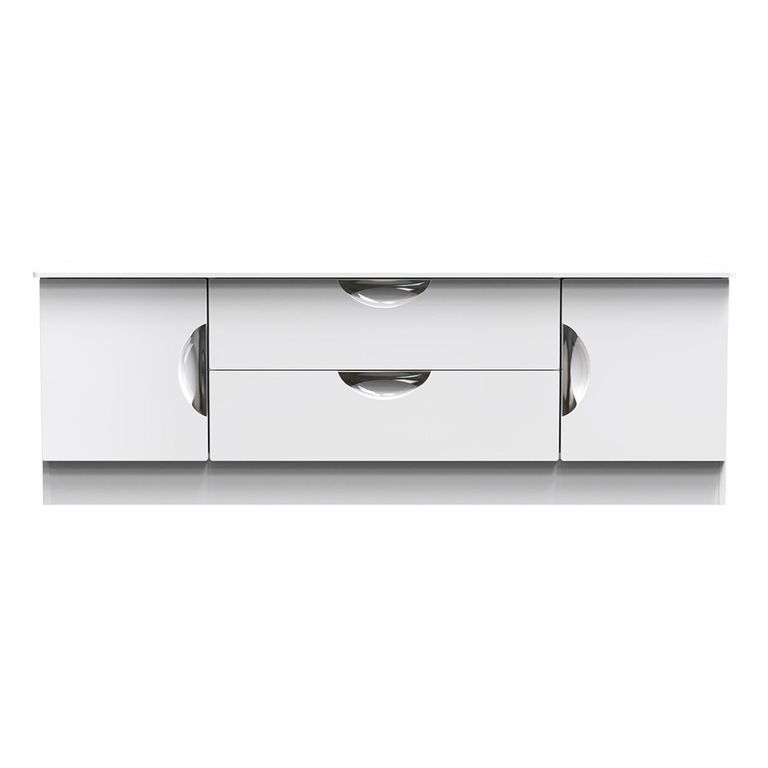 Camden TV Unit - 145cm - White Gloss