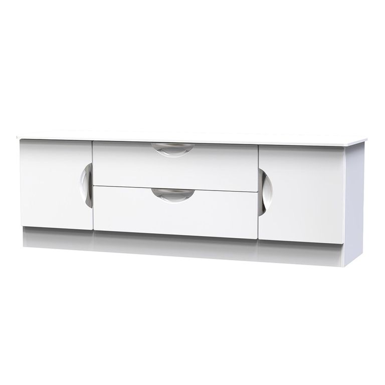 Camden TV Unit - 145cm - White Gloss