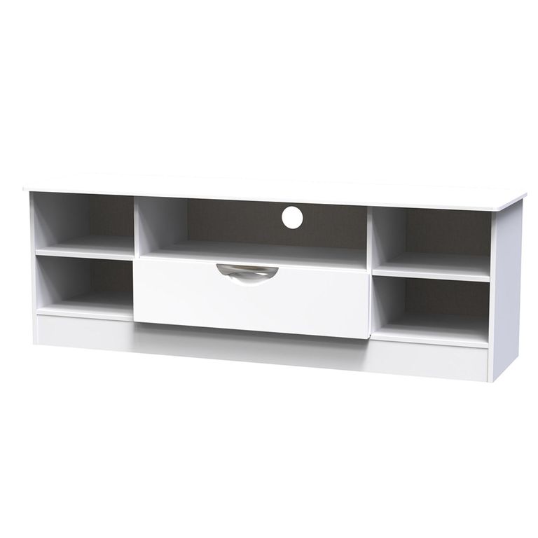 Camden TV Unit - 145cm - Wide - White Gloss