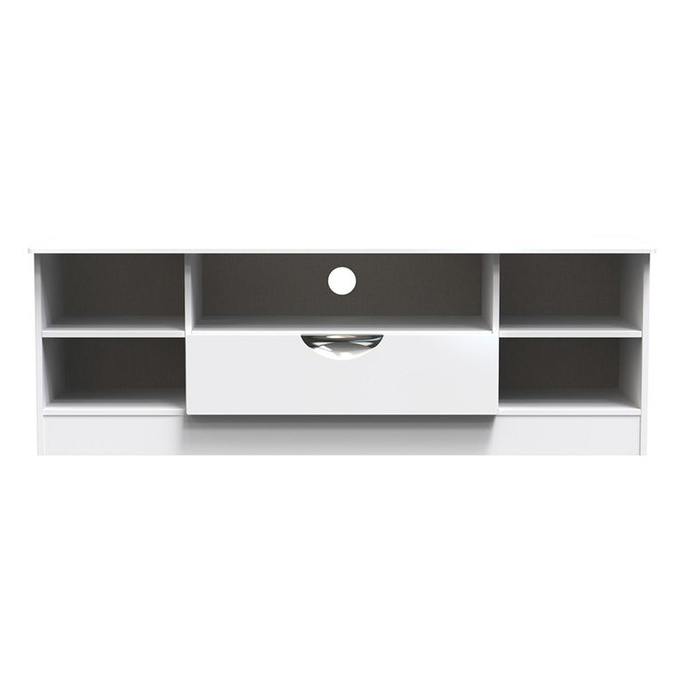 Camden TV Unit - 145cm - Wide - White Gloss
