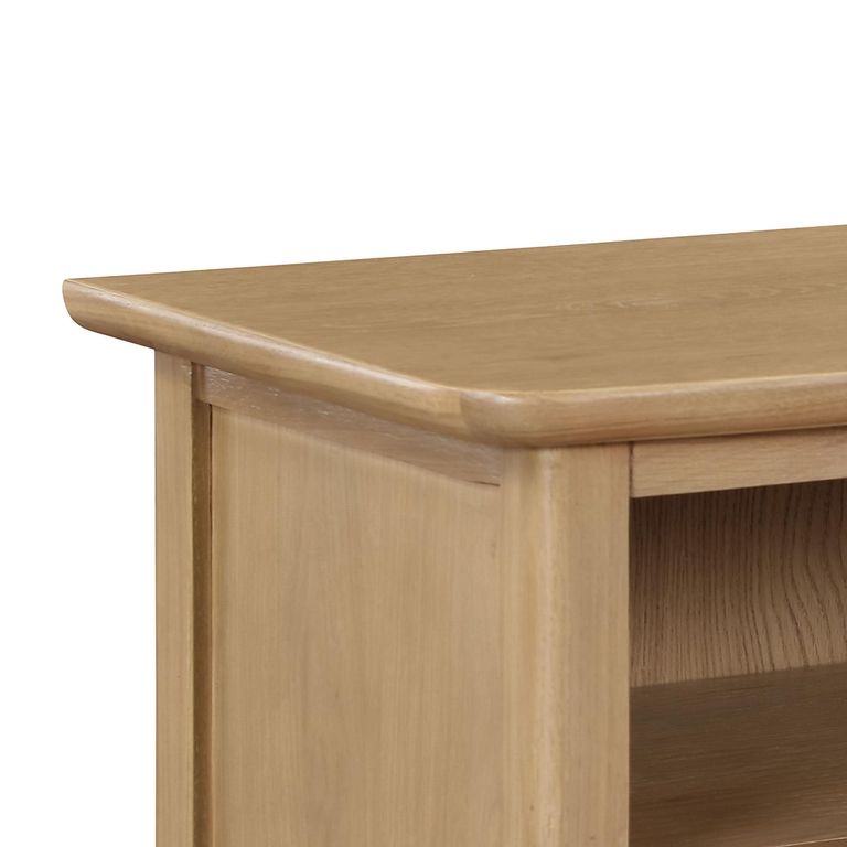 Cotswold Oak TV Unit - 2 Drawer - Natural