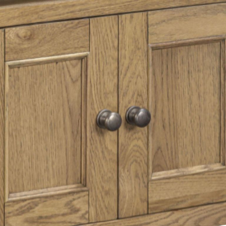 Dorchester Corner TV Unit - 2 Door - Rustic Oak