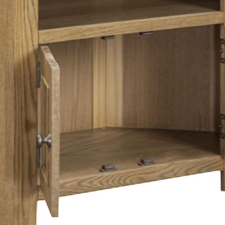 Dorchester Corner TV Unit - 2 Door - Rustic Oak