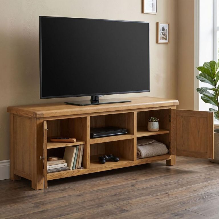 Dorchester TV Unit - 2 Door - Large - Rustic Oak