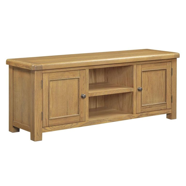 Dorchester TV Unit - 2 Door - Large - Rustic Oak