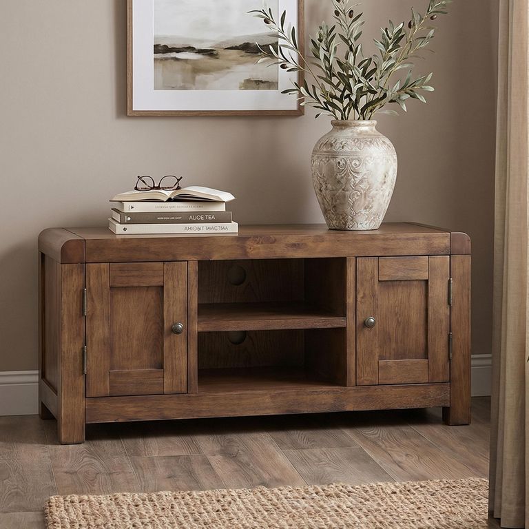 Oakridge TV Unit - 2 Door - Large - Dark Oak