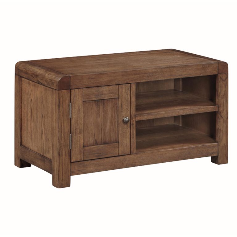 Oakridge TV Unit - 1 Door - Compact - Dark Oak