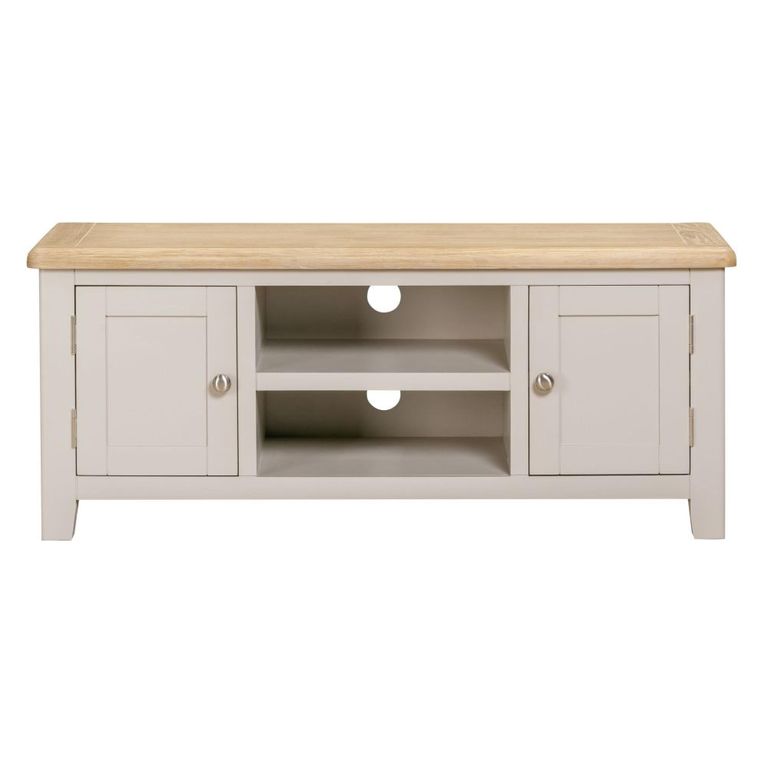 Windermere Painted TV Unit - 2 Door - Oyster Grey