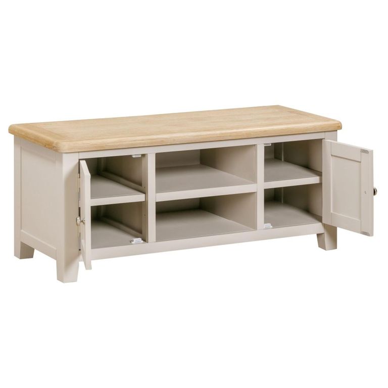 Windermere Painted TV Unit - 2 Door - Oyster Grey