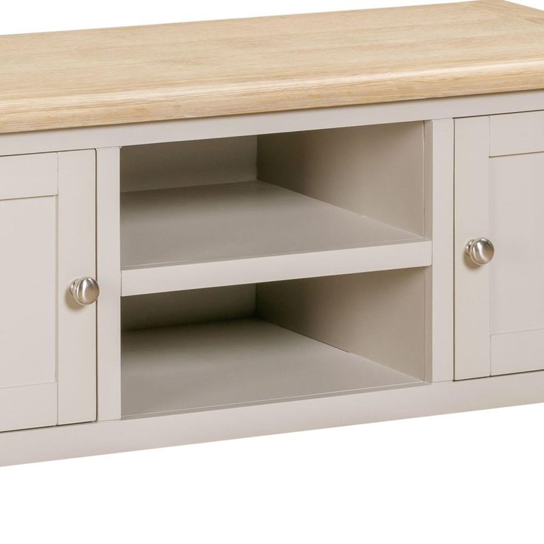 Windermere Painted TV Unit - 2 Door - Oyster Grey