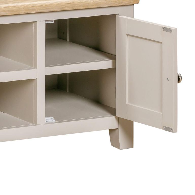 Windermere Painted TV Unit - 2 Door - Oyster Grey