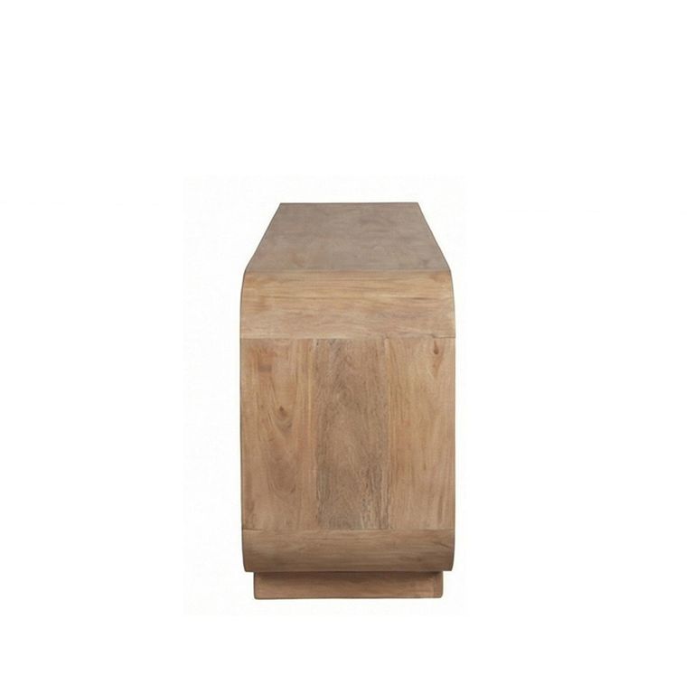 Brix Morgan TV Unit - 130cm - Small - Almond - Mango Wood
