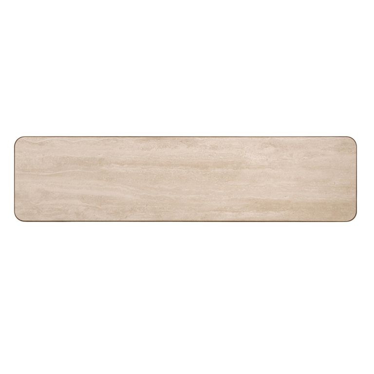 Claridge TV Unit - 160cm - Medium - Beige - Brushed Gold - Ceramic Top