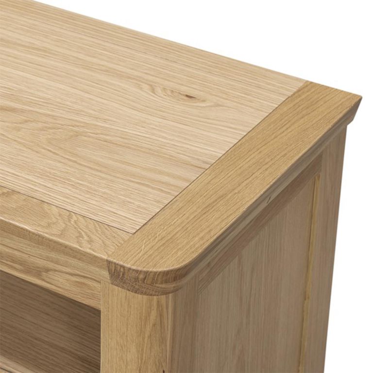 Treviso Oak Standard TV Unit - 1 Door - 100cm - Compact