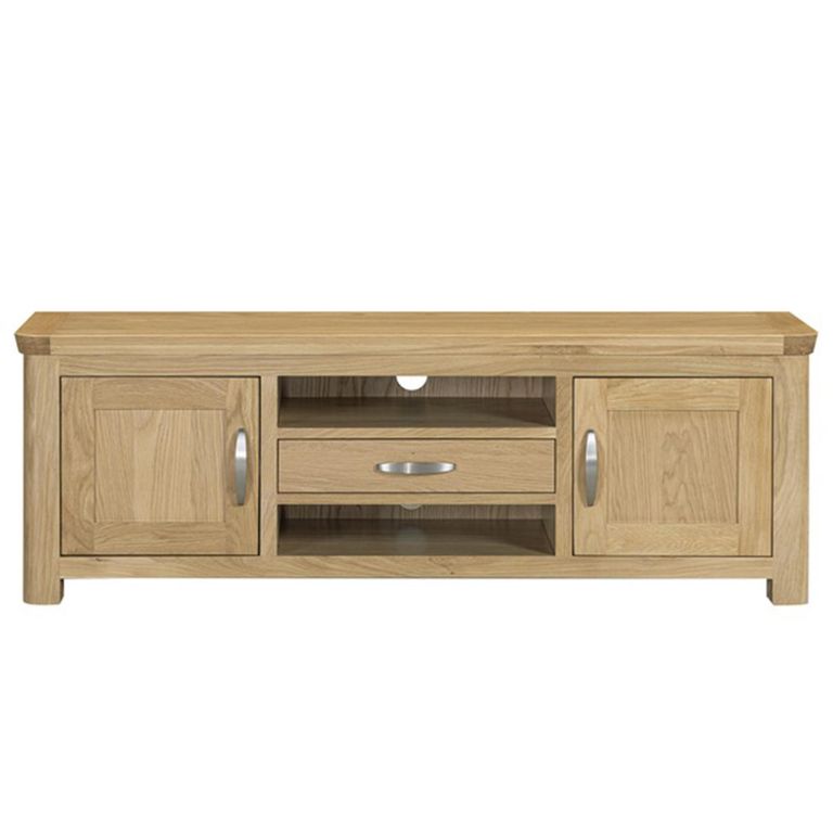 Treviso Oak TV Unit - 2 Door - 145cm - Medium