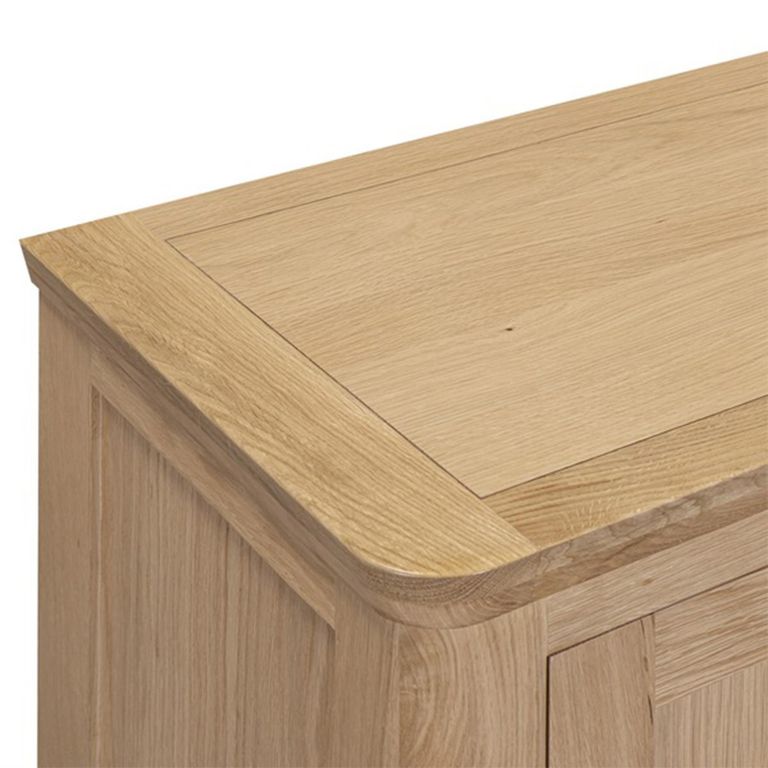 Treviso Oak TV Unit - 2 Door - 220cm - Large