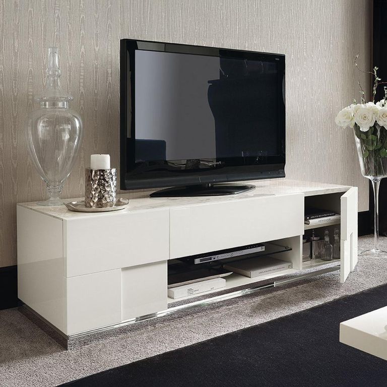 Canova TV Unit - 170cm - White Gloss